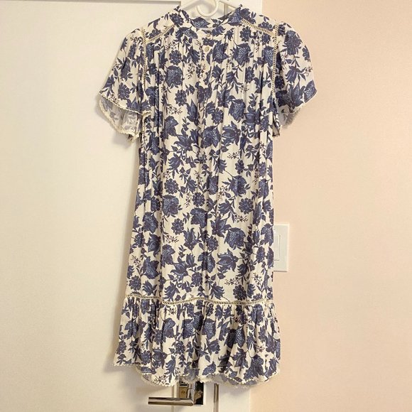 Rebecca Minkoff Dresses & Skirts - NWT Rebecca Minkoff Natalia Dress Blue White Floral Size S